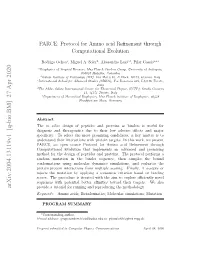 PARCE: Protocol for Amino Acid Refinement Through Computational