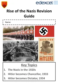The Rise of the Nazis Revision Guide