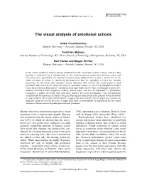 The Visual Analysis of Emotional Actions