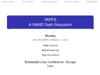 YAFFS a NAND Flash Filesystem