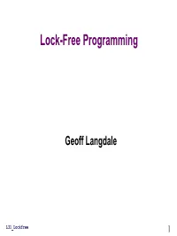 Lock-Free Programming