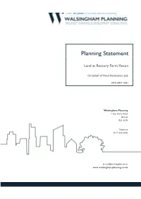 Planning Statement