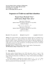 Sequences of Tridovan and Their Identities