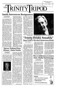 Trinity Drinks Sensibly