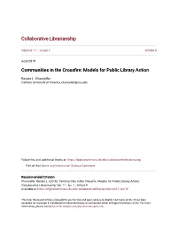 Communities in the Crossfire: Models for Public Library Action
