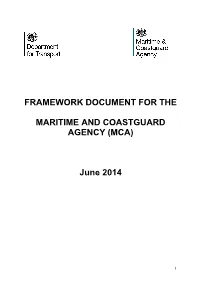 MCA Framework Document