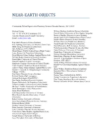 Near-Earth Objects