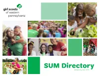 SUM Directory Membership Year 2020 Regional Offices and Shops 1