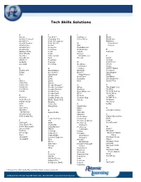 Tech Skills Solutions