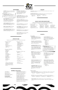 Eez Phase Two Menu