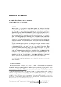 Neopalatial and Mycenaean Knossos: Urban Expansion and Collapse*