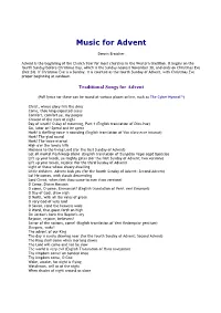 The Season of Advent