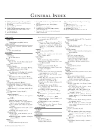 General Index
