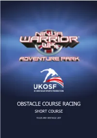 Obstacle Course Racing Short Course