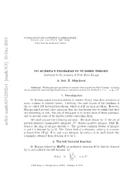 Arxiv:Math/0312202V1