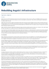 Rebuilding Angola's Infrastructure
