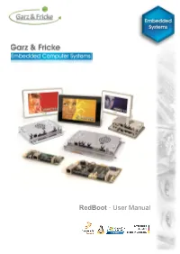 Redboot · User Manual