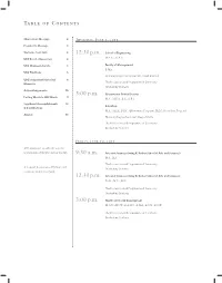 2011 Convocation Program