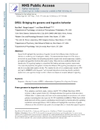 ANKK1 DRD2 & FTO: Bridging the Genome and Ingestive Behavior