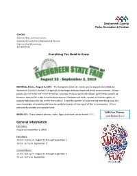 Everything You Need to Know About the 2019 Evergreen State Fair