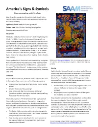 Lesson Plan: America's Signs & Symbols Communicating With
