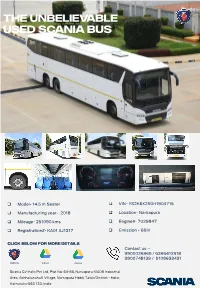 The Unbelievable Used Scania Bus