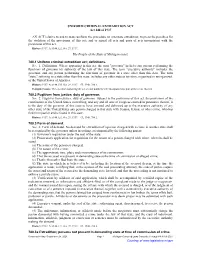 UNIFORM CRIMINAL EXTRADITION ACT Act 144 of 1937 an ACT