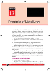 Principles of Metallurgy