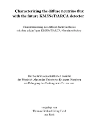 Characterizing the Diffuse Neutrino Flux with the Future Km3net/ARCA