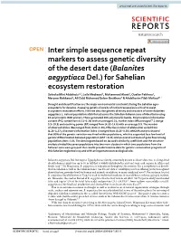 Inter Simple Sequence Repeat Markers to Assess Genetic Diversity