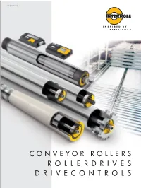 CONVE Y ORROLLERS ROLLERDRIVES DRIVECONTROLS