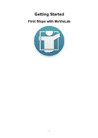 Getting Started First Steps with Mevislab