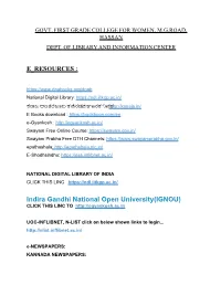 Indira Gandhi National Open University(IGNOU) CLICK THIS LINC TO
