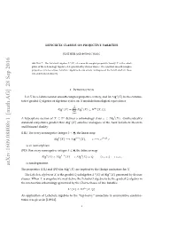 Lefschetz Classes on Projective Varieties