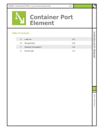 Seattle Comprehensive Plan Container Port Element