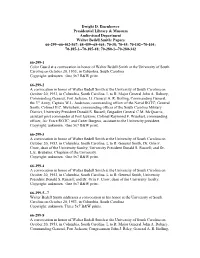 Smith, Walter B. Papers.Pdf