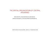 The Spatial Organization of Central Apennines