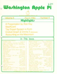 Washington Apple Pi Journal, April 1986