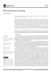 Bouncing Quantum Cosmology