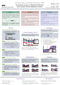 On Spectral Invariance of Randomized Hessian and Covariance Matrix