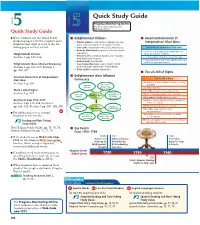 Quick Study Guide