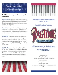 Ragtime Program