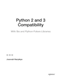Python 2 and 3 Compatibility