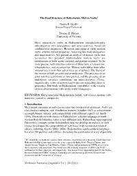 The Dual Structure of Halkomelem Motion Verbs1