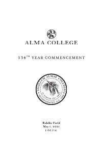 134Th Year Commencement