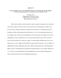 Abstract Mass Mobilization And