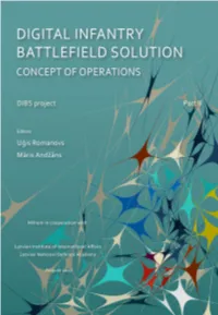 Digital Infantry Battlefield Solution Concept of Operations