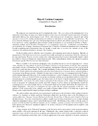 Map 44 Latium-Campania Compiled by N