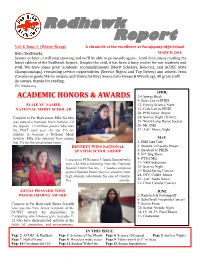 Redhawk Report Vol