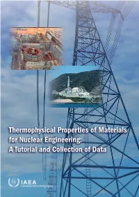 Thermophysical Properties of Materials for Nuclear Engineering: a Tutorial and Collection of Data